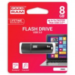 USB   GOODRAM 8GB Mimic Black USB 3.0 (UMM3-0080K0R11)