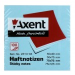    Axent with adhesive layer 75x75, 100sheets., pastel blue (2314-04-)