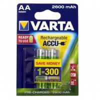  Varta AA Rechargeable Accu 2600mAh * 2 NI-MH (READY 2 USE) (05716101402)