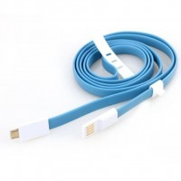   AUZER USB 2.0  Lightning 8-pin 1.0 Blue (AC-L1BL)
