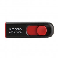 USB   A-DATA 4Gb C008 Black USB 2.0 (AC008-4G-RKD)