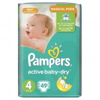  Pampers Active Baby-Dry Maxi (7-14 ), 49 (4015400735670)
