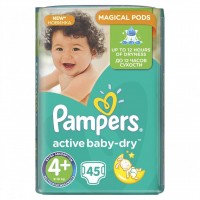  Pampers Active Baby-Dry Maxi+ (9-16 ), 45 (4015400735724)