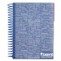  Axent with dividers 5, 120sheets, square, blue (8405-01-A)