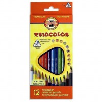   KOH-I-NOOR 3132 Triocolor, 12, set of triangular coloured pencils (3132012004KS)