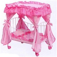 Кроватка для кукл Melogo (Metr+) 9350 Розовый