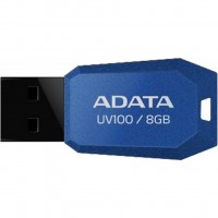 USB   A-DATA 8GB DashDrive UV100 Blue USB 2.0 (AUV100-8G-RBL)