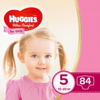  Huggies Ultra Comfort 5 Box   (12-22 ) 84  (5029053565668)
