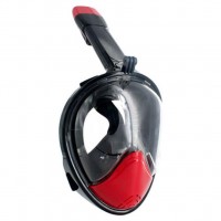    JUST Breath Pro Diving Mask L/XL Red/Black (JBRP-LXL-RB)