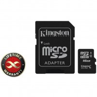   16Gb microSDHC class 4 Kingston (SDC4/16GB)