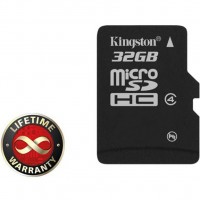   32Gb microSDHC class 4 Kingston (SDC4/32GBSP)