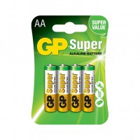  AA LR6 Super Alcaline * 4 GP (GP15A3 / GP15APCTL-2UE4 / GP15APCRC-2UE4)