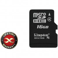   16Gb microSDHC class 4 Kingston (SDC4/16GBSP)