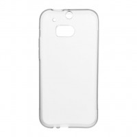   .   HTC One M8 (White Clear) Elastic PU Drobak (218890)