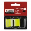 - Axent Plastic bookmarks 2545mm, 50, neon yellow (2446-01-)